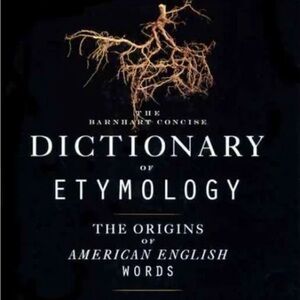Barnhart Concise Dictionary of Etymology, Hardcover by Barnhart, Robert K. Book